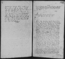 Dekret w sprawie franciszkanów wileńskich z Giełgudami, 11 IX 1762 r.