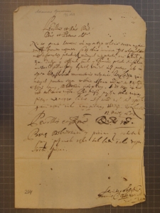 List Adama Kazimierza Oporowicza do Marcjana Wituskiego z 13 III 1653 r.