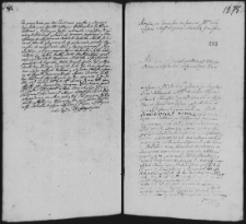 Remisja Szemesów z Krogerem, 11 IX 1762 r.