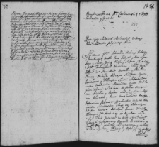 Remisja w sprawie Ciechanowskich z Orbackim, 11 IX 1762 r.