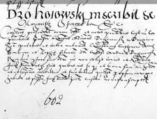 Drohoiowsky inscribit se Margaritha Oporowska