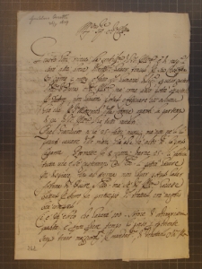List Guiglielmo Orsettiego do Marcjana Wituskiego z 26 VII 1649 r.