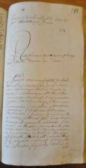 Remisja per generalem w sprawie pomiędzy Szadurskimi a Narbutami, 12 III 1763