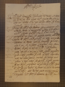 List Guiglielmo Orsettiego do Marcjana Wituskiego z 4 X 1649 r.