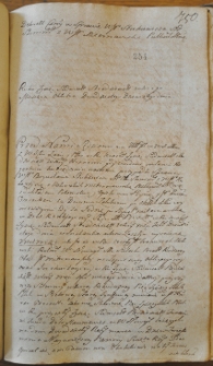 Dekret w sprawie pomiędzy Szukiewiczem a Katarzyną Miternawską, 29 X 1762