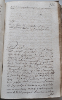 Dekret kontumacyjny w sprawie pomiędzy Korsakiem a Kosieleckim, 29 X 1762