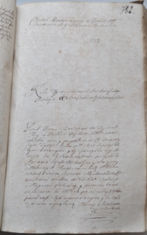 Dekret kontumacyjny w sprawie pomiędzy Suwernowskimi a Leonem Stachorskim, 29 X 1762