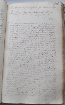 Dekret w sprawie pomiędzy Zarębami a Rajeckimi, 30 X 1762