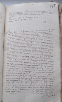 Dekret kontumacyjny w sprawie pomiędzy Michałem Massalskim a Zudowskim i innymi, 30 X 1762