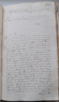 Dekret oczywisty w sprawie pomiędzy Rowińskimi a Proscynskimi, 30 X 1762