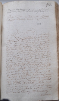 Dekret kontumacyjny w sprawie pomiędzy Komrzą Wolskim a Lenkiewiczami i Czarkowskimi, 3 XI 1762