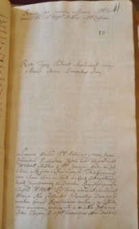 Remissa per generalem w sprawie Antoniego Krajewskiego z Ignacymi i Antonim Zaleskim, 12 III 1763