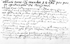 Oblata sunt litere mandati S.R.Maiestatis pro parte opidanorum de Ricziwol