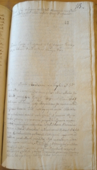 Dekret w sprawie Adama Alexandrowicza z Sulistrowskim, 22 II 1763