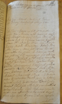 Dekret kontumacyjny w sprawie Wiktorego Koboski oraz Jana i Franciszka Porzeckich z Jerzym i Anną Bienkiewiczami, 22 II 1763