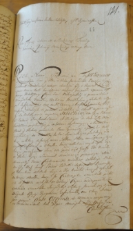 Dekret w sprawie Jerzego Kołowskiego z Magdaleną, Antonim, Mateuszem Szuszkiewiczami, 22 II 1763