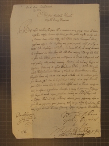List Władysława Dominika Zasławskiego-Ostrogskiego do Marcjana Wituskiego z 1 VII 1654 r.