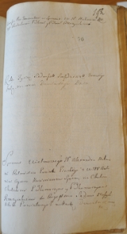 Remisja per generalem w sprawie pomiędzy Aleksandrem Hałownią a Antonim Chaleckim, 12 III 1763