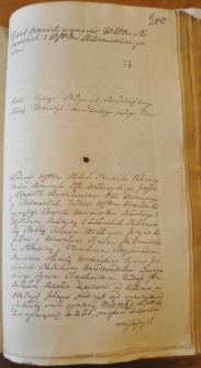 Dekret oczywisty w sprawie pomiędzy Michałem, Józefata, Hippolity Stabrowskich a Katarzyną Miternawską i innymi, 25 II 1763