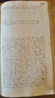 Dekret kontumacyjny w sprawie pomiędzy Ignacym Jakowickim a Ciechanowickimi, 28 II 1763