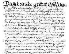 Dunikowski quettat Ossolinski