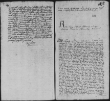 Dekret oczywisty w sprawie pomiędzy Wiazewiczem a Mitarowską, 17 XI 1762