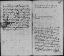 Dekret kontumacyjny w sprawie pomiędzy Janem Orzeszkiem a Stanisławem i Zuzanną Krosnińskimi, 9 XII 1762