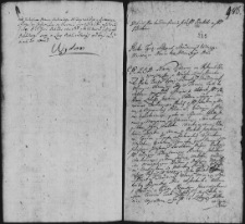 Dekret kontumacyjny w sprawie pomiędzy Pleskimi a Pleskami, 9 XI 1762