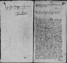 Dekret kontumacyjny w sprawie pomiędzy Płotnickimi a Jacywiczami, 9 XI 1762