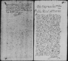 Dekret kontumacyjny w sprawie pomiędzy Szczawińskimi a Czudowskimi, 12 XI 1762