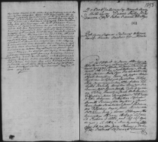 Dekret inkwizycyjny i weryfikacyjny oraz kalkulacyjny w sprawie między Szalkiewiczem a Pacem, 20 XII 1762