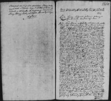 Dekret kontumacyjny w sprawie pomiędzy Judyckim a Arciszewskim, 20 XII 1762