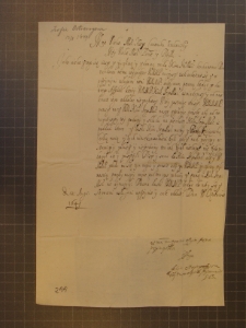 List Zofii Ostrorogowej do Marcjana Wituskiego z 12 VIII 1649 r.