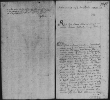 Dekret oczywisty w sprawie podmiędzy Judyckim a Jakowickim, 23 XII 1762
