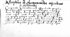 Kliophas et Hermanowska inscribunt se Hermanowsky