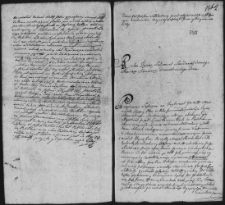 Dekret w sprawie pomiędzy Brygidą z Radziwiłłów Sołohubową a Ignacym Osuchowskim i innymi, 19 I 1763