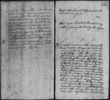 Dekret oczywisty w sprawie Jankowskich z Czudowskimi i innymi, 21 I 1763