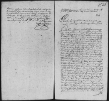 Dekret kontumacyjny w sprawie Józefa Bystrego z Michałem Górskim, 21 II 1763