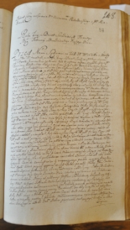 Dekret w sprawie pomiędzy Kazimierzem Rdułtowskim podczaszym ziemi gostyńskiej a Ratomskimi, 25 II 1763