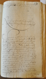 Dekret oczywisty w sprawie pomiędzy Sokołowskimi a Michałem Podbipiętą, 28 II 1763