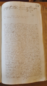 Dekret w sprawie pomiędzy Janem Pawlikowskima Michałem Wołodkowiczem i innymi, 28 II 1763