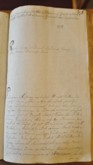 Dekret w sprawie pomiędzy Brygidy z Radziwiłłów a Michałem i Tadeuszem Hrebnickimi, 1 III 1763