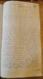 Dekret w sprawie pomiędzy Różą z Platerów Sejwejskiej a Ciechanowickimi, 2 III 1763