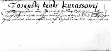 Zozansky tenetur Kunassowey