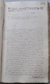 Dekret oczywisty w sprawie pomiędzy Michałem Massalskim a Kornieckimi i innymi, 30 X 1762