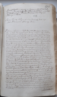 Dekret kontumacyjny w sprawie pomiędzy Michałem Massalskimi a Buchowieckimi, 2 XI 1762