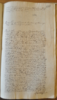 Dekret kontumacyjny w sprawie pomiędzy Michałem Massalskim a Buchowieckimi, 11 III 1763
