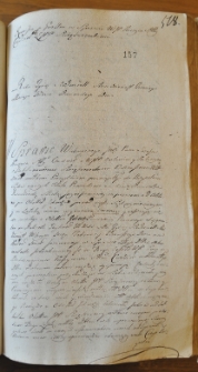 Remisja per generalem w sprawie pomiędzy Józefem Kaszycem a Świętorzeckimi, 12 III 1763