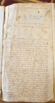 Dekret oczywisty w sprawie Dominika Uzłuskiego z Katarzyną Mitornowalią, 23 II 1763