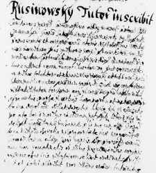 Rusinowsky tutores inscribit